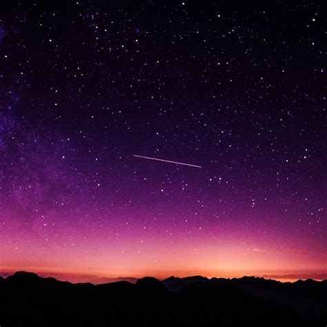 ne63-star-galaxy-night-sky-mountain-purple-red-nature-space-wallpaper