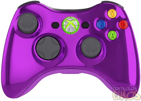 Chrome Purple Controller - XBOX 360 - Modded Controller