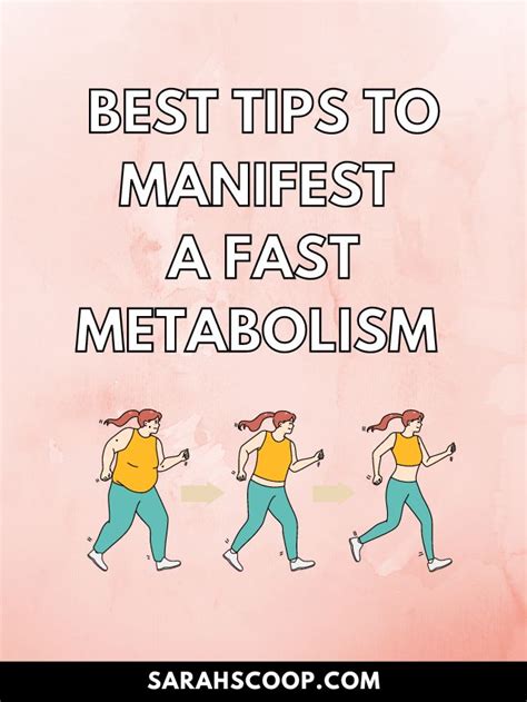 How To Manifest Fast Metabolism And Weight Loss | Sarah Scoop