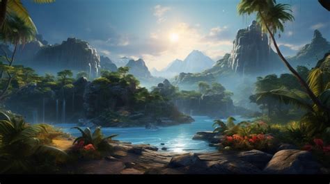 Premium AI Image | action game background