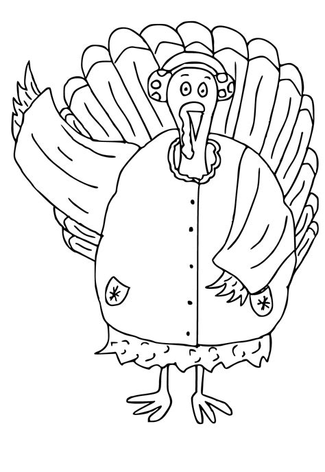Free Printable Turkey Disguise Coloring Page, Sheet and Picture for ...