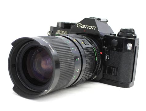 Canon AE-1 Program SLR Camera with New FD 35-70mm F/2.8-3.5 Zoom Lens from Japan (C2081) | Big ...