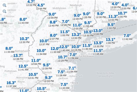 Snowfall Map New York : Snowfall Maps / The moderating influence of the ...