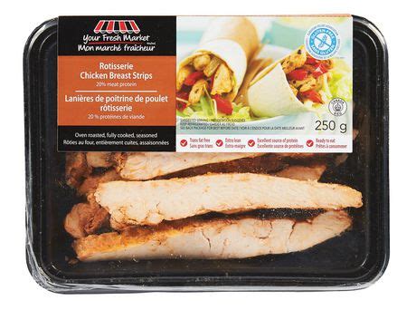 Your Fresh Market Rotisserie Chicken Breast Strips | Walmart Canada