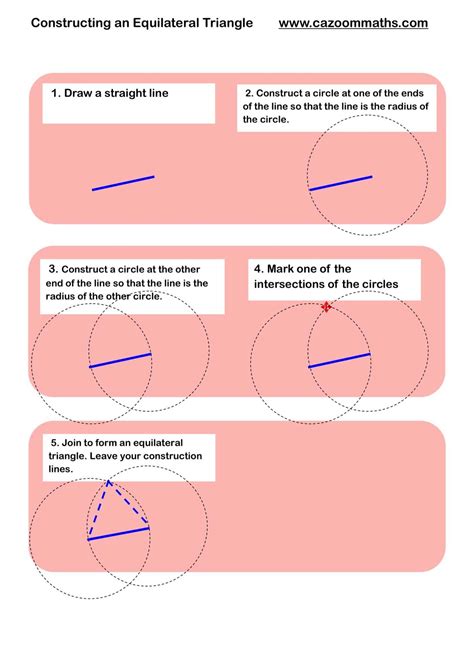 Constructing an equilateral triangle | FREE Teaching Resources