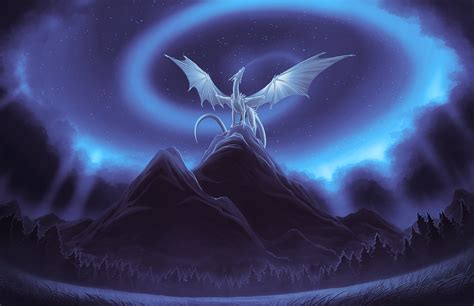 White Dragon On Mountain, HD Artist, 4k Wallpapers, Images, Backgrounds, Photos and Pictures