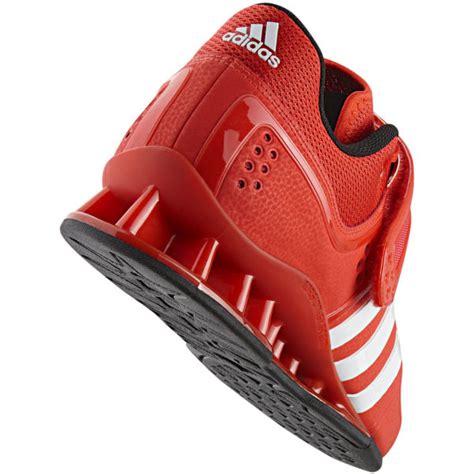 adidas Adipower Weightlifting Shoes in Red & White