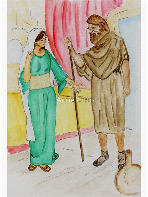 "Elisha and the Shunammite Woman .. 2 Kings 4:8-37" Framed Art Print by AnneG | Redbubble