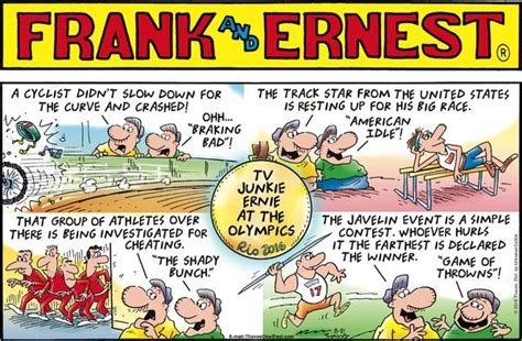 Frank & Ernest Comic Strip, August 21, 2016 on GoComics.com | Franks, Comic strips, Me tv