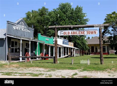 Old Abilene Town in Abilene Kansas Stock Photo - Alamy