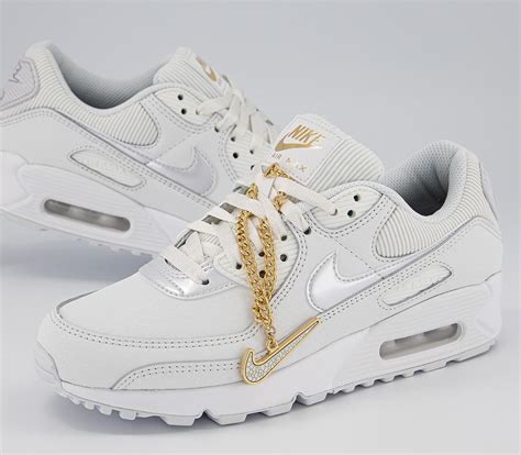 Nike Air Max 90 Trainers Summit White Summit White Dark Beetroot Gift Givin - Hers trainers