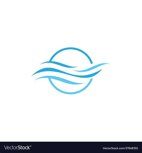 Water wave Royalty Free Vector Image - VectorStock