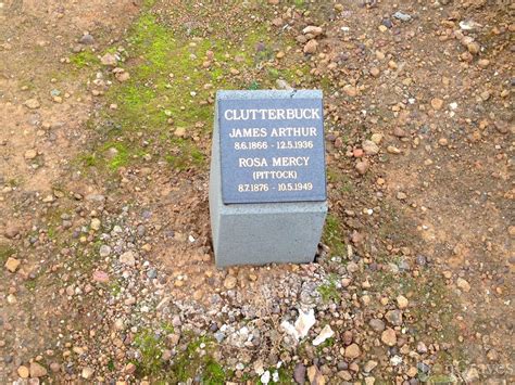 Grave Site of James Arthur Clutterbuck (1866-1936) | BillionGraves