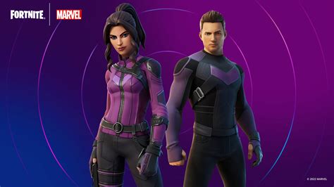 The Two Hawkeyes: Clint Barton and Kate Bishop Take Aim in Fortnite