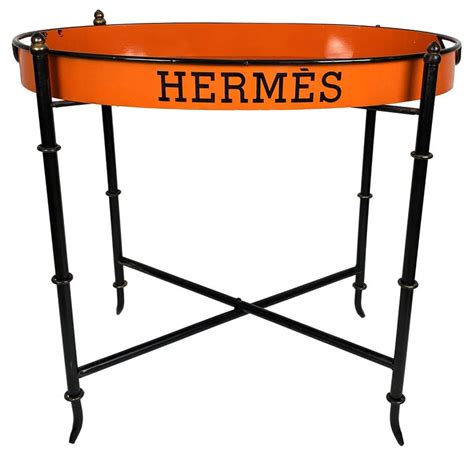 Hermes Tole Tray Table at 1stDibs