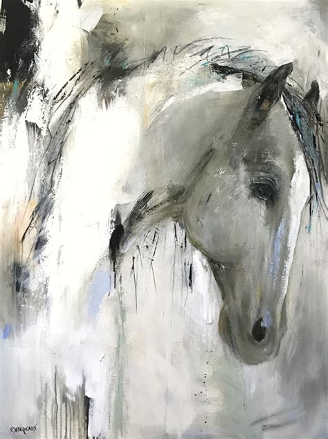 ‘Wild Inside’ original acrylic horse painting by Cher Devereaux | Abstract horse painting, Horse ...