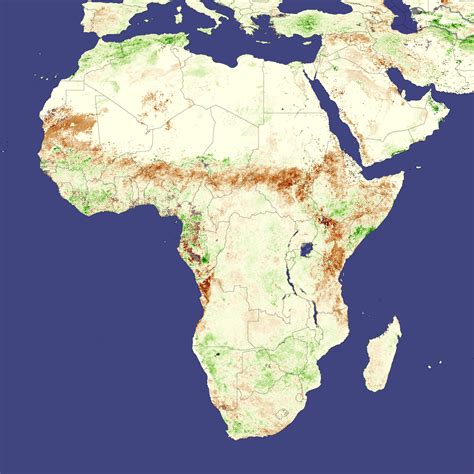 South African Map With Drought Stricken Areas