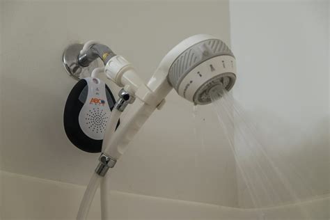 ABCO Tech Waterproof Wireless Bluetooth Shower Speaker Auto FM Shower Radio review – The Gadgeteer