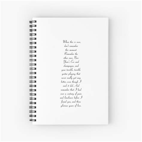 "bonnie enzo quote tvd" Spiral Notebook by mrsmalarkey | Redbubble