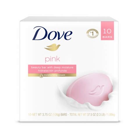 Dove Pink Beauty Bar Soap, 10 ct / 3.75 oz - Food 4 Less