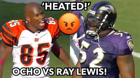 When Chad Ochocinco TRIED FIGHTING Ray Lewis After BIG HIT 🤬 (WARNING ⚠️) - YouTube