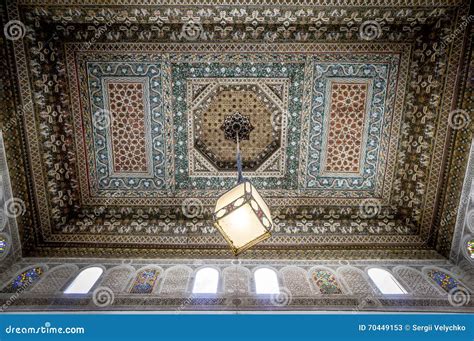 Bahia Palace interior stock image. Image of colored, color - 70449153