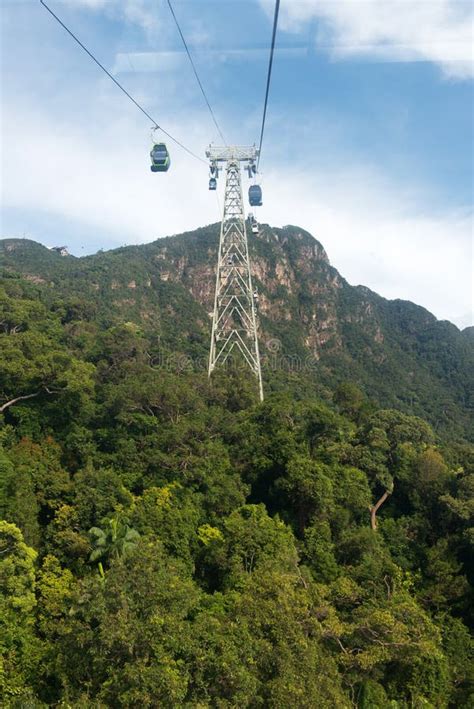 Langkawi cable car stock photo. Image of peak, island - 106147264