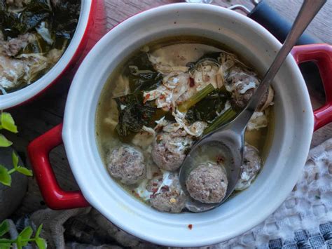 Italian Dandelion Soup - Dee's Little Kitchn