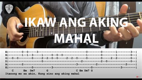 Ikaw ang Aking Mahal (VST & Co) SLOW DEMO Fingerstyle Guitar Cover w ...