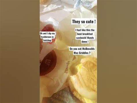 McDonalds McGriddle Review - YouTube