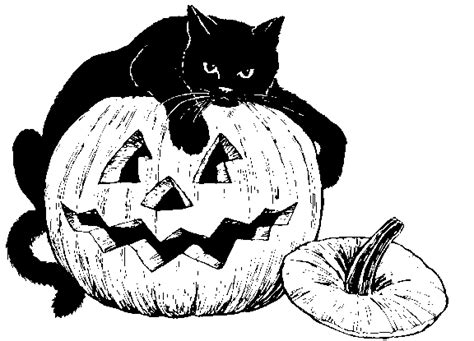 Free Black Cat Clipart - Public Domain Halloween clip art, images and ...