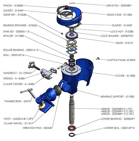 Industrial Electrical 16 Impeller Diameter 60 Shaft 16 Impeller ...