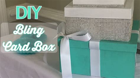 DIY Bling Card Box - YouTube