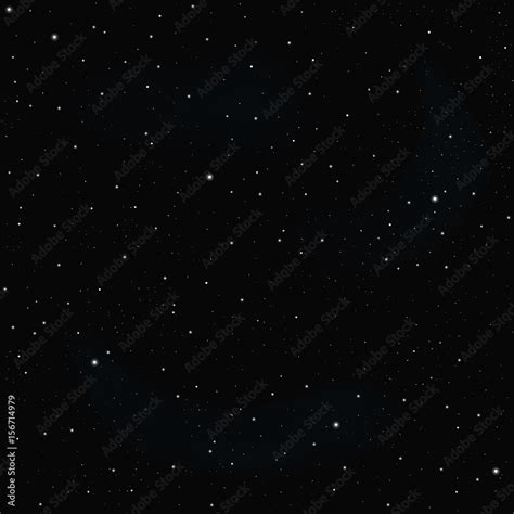 Dark sky with stars vector texture or background Stock Vector | Adobe Stock