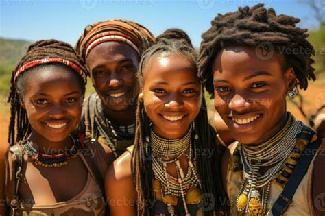 Traditional Zulu people South Africa within an African tribe 32467163 ...