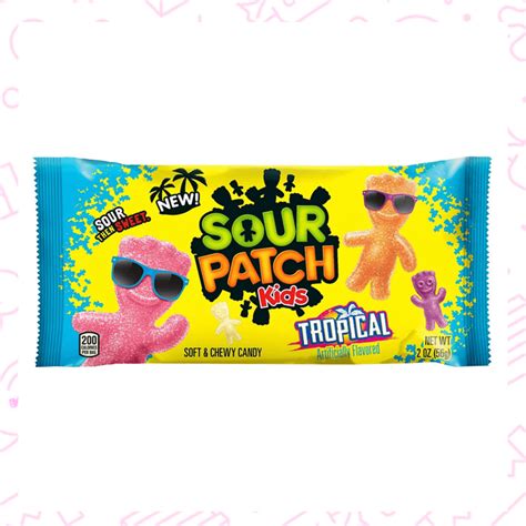 Order Sour Patch Kids Tropical bag 56g online from Boxmix.co.uk 24/7 | The Ultimate Online Pick ...