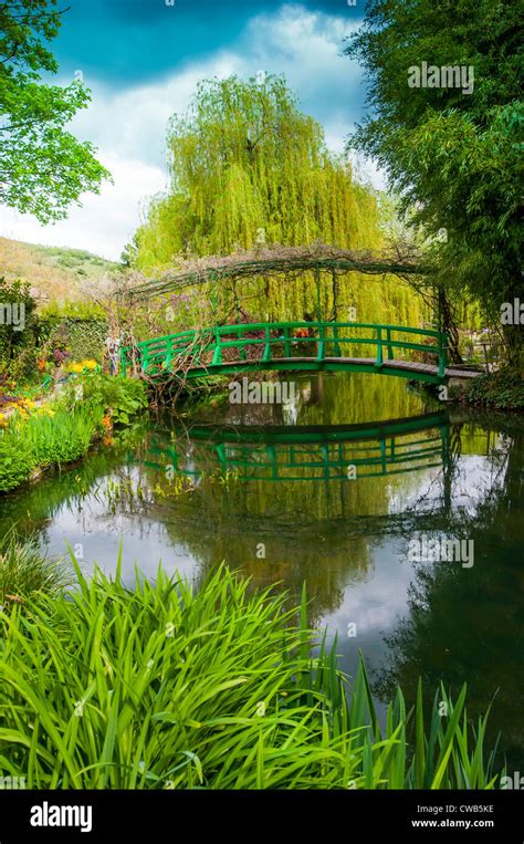 Monet's garden, flowers; Giverny; Normandy; France; Eure; Europe ...