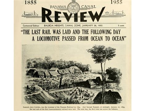 This day in history: Completion of the Panama Railroad – Panama Canal ...