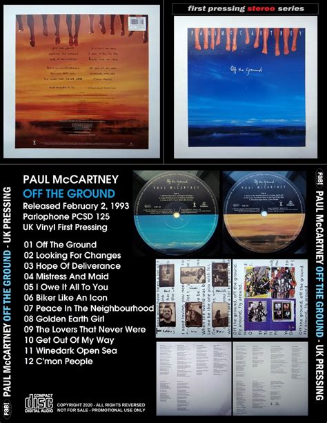 PAUL McCARTNEY CD - OFF THE GROUND 1993 UK First Pressing