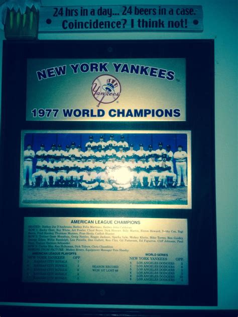 Yankee's 1977 World Series Champions... | 1977 world series, American ...