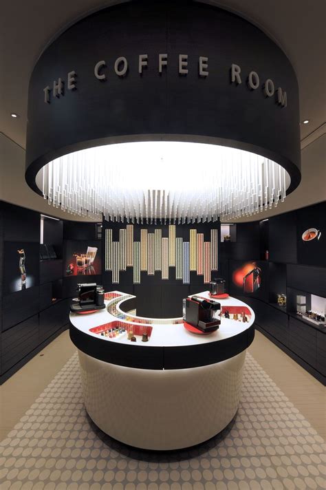 Nespresso coffee and food tasting | Store design interior, Retail interior design, Retail store ...