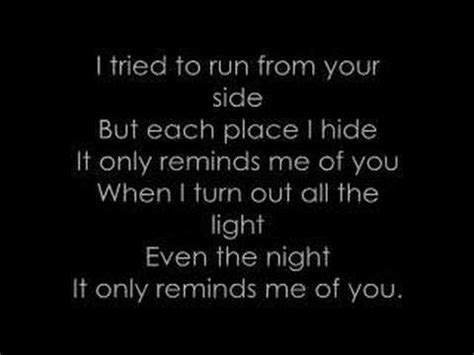 Only Reminds Me Of You [ Lyrics ] - YouTube