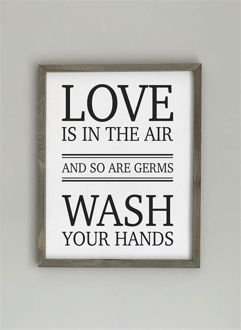 Wash Your Hands Sign Funny Bathroom Sign Bathroom Wall | Etsy ...