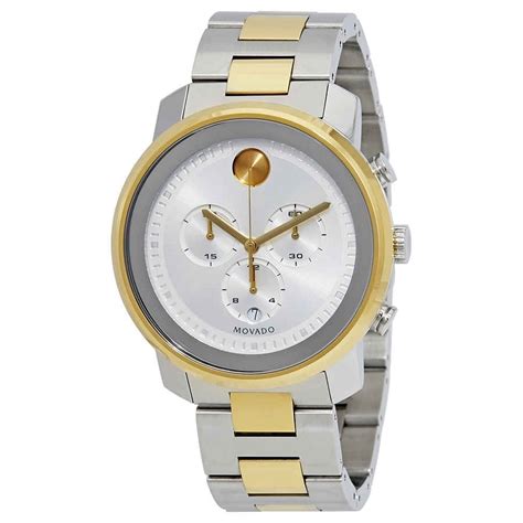 Movado Bold Chronograph Silver Dial Men's Watch 3600432 - Walmart.com