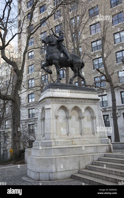 Statue of Joan of Arc erected in 1915 by the Joan of Arc Statue ...