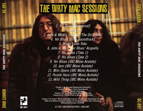 D & P's Bootleg Tunz World: John Lennon - The Dirty Mac Sessions