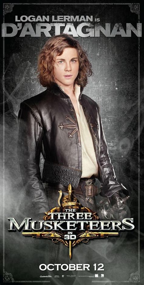 Logan Lerman as D’Artagnan in The Three Musketeers (2011) | The three ...