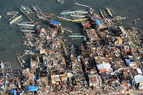 Aerial images of typhoon Haiyan’s destruction