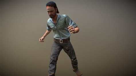 Rick Grimes Animated (The Walking Dead) - 3D model by SanForge Studio ...