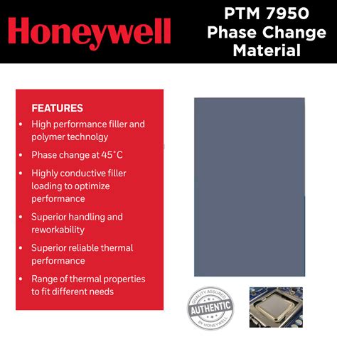 Honeywell PTM 7950 PTM7950 Thermal Phase Change Material. High ...